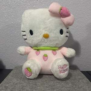 Hello Kitty Plush Stuffed Animal 🩷 12 inches, Strawberry Accents